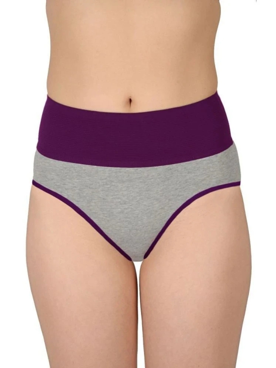 Madam Purple PANTY Nylon Solid Womens Hipster ( Pack of 1 ) - None