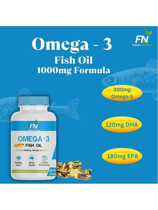 Floral Nutrition - Omega-3 Fatty Acids Softgel ( Pack of 1 )