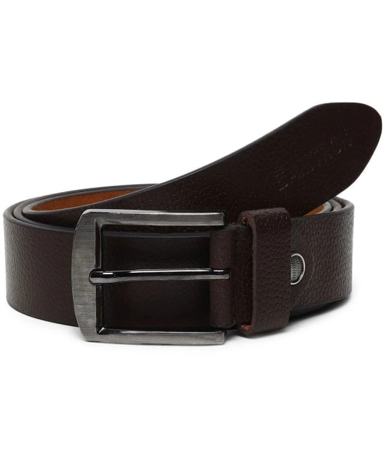 samtroh - Brown Leather Mens Formal Belt ( Pack of 1 ) - None