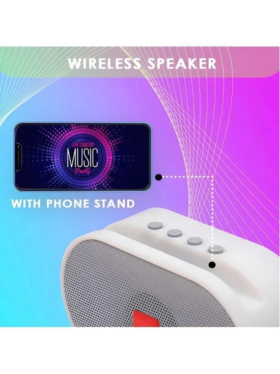 VERONIC with Mobile Stand 5 W Bluetooth Speaker Bluetooth V 5.1 with USB,SD card Slot,Aux Playback Time 6 hrs Assorted - Assorted