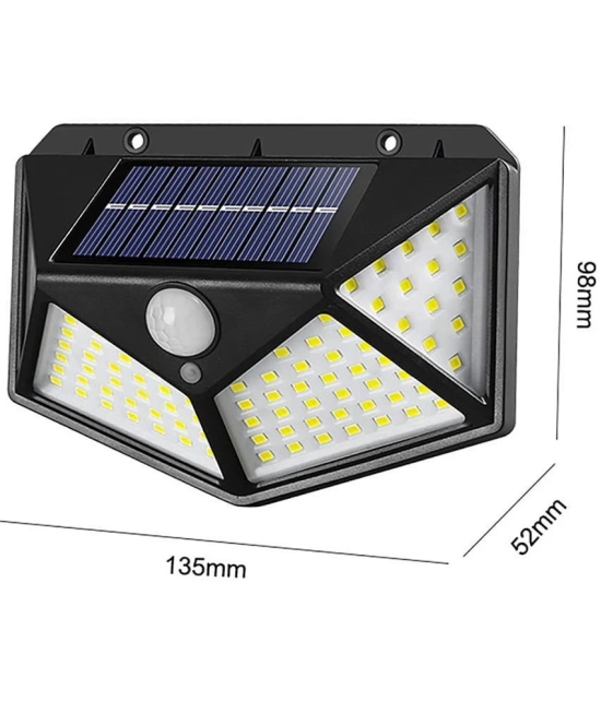 let light 3W Solar Outdoor Wall Light ( Pack of 2 )