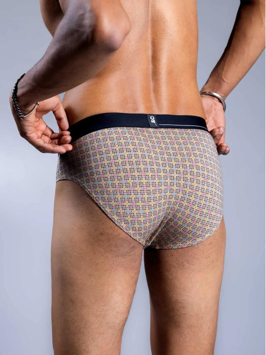 Men's Briefs - Herringbone-2XL