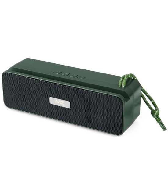 MZ M204 10 W Bluetooth Speaker Bluetooth V 5.0 with SD card Slot Playback Time 6 hrs Green - Green