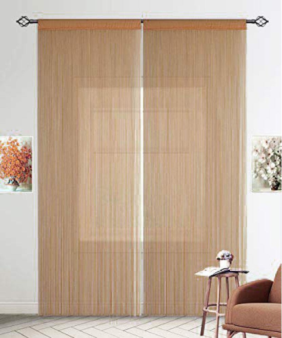 YUTIRITI Single Door Others String Curtain - Brown