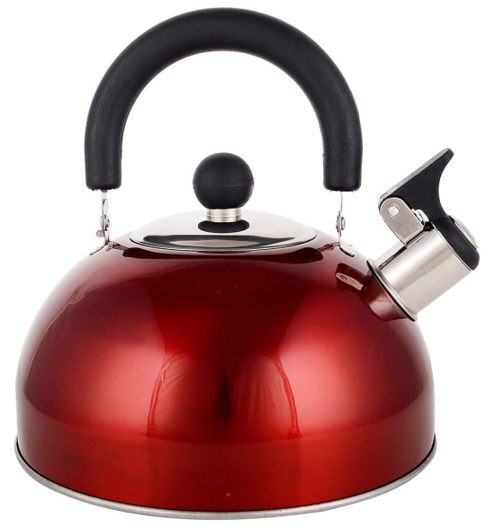 Renberg Induction Base Stainless Steel Whistling Kettle (2.25 Litres, Multicolour)