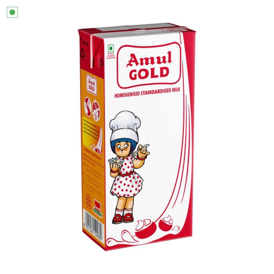 AMUL GOLD STANDARDISED MILK 1 LTR TP