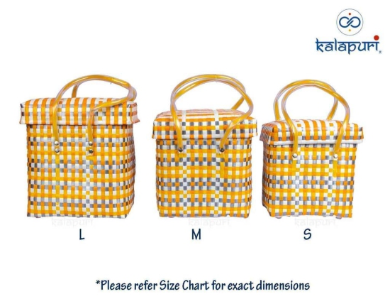 Reusable Grocery Basket with Lid