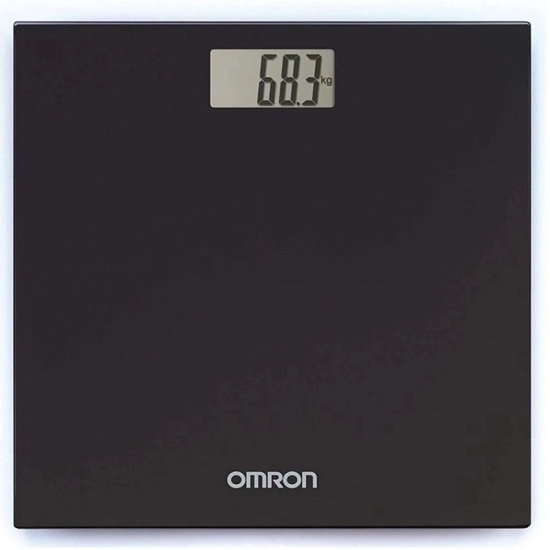 Omron HN 289 (Black) Automatic Personal Digital Weight Machine With Large LCD Display and 4 Sensor Technology For Accurate Weight Measurement