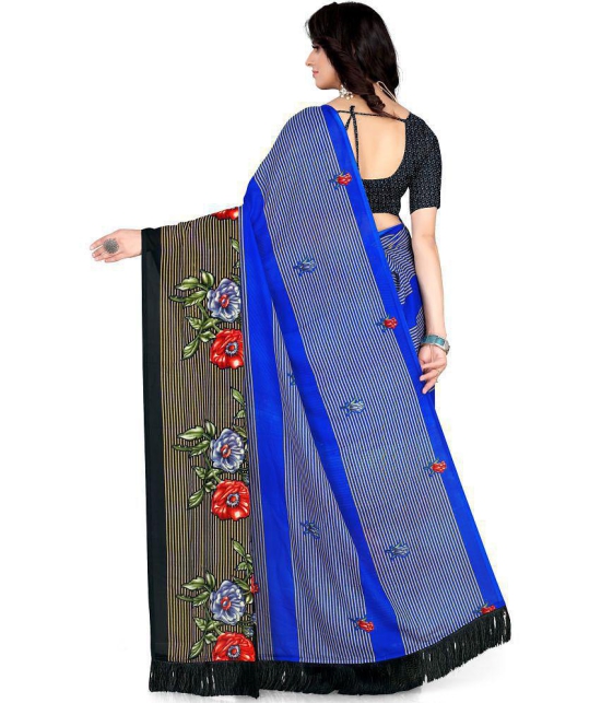 LEELAVATI - Multicolor Georgette Saree With Blouse Piece ( Pack of 1 ) - Multicolor