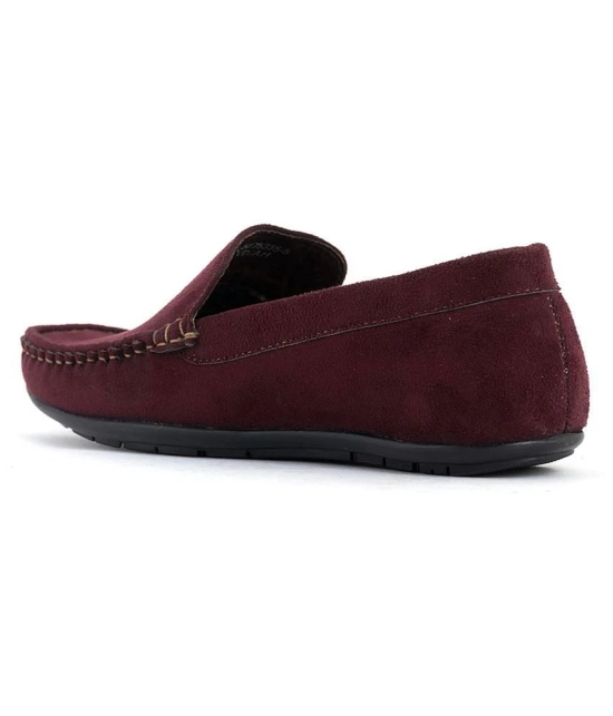 KHADIM - Maroon Mens Slip on loafers - 9