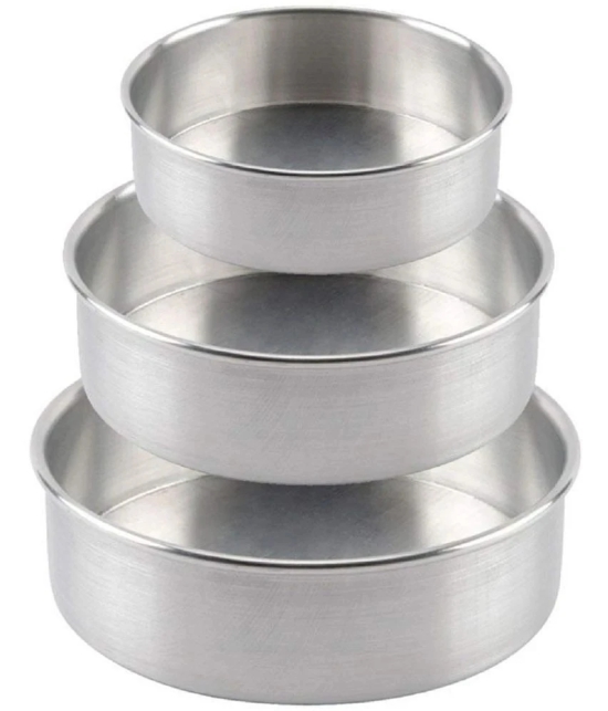 7 Star Traders Aluminium Cake tin 1000 mL - Silver