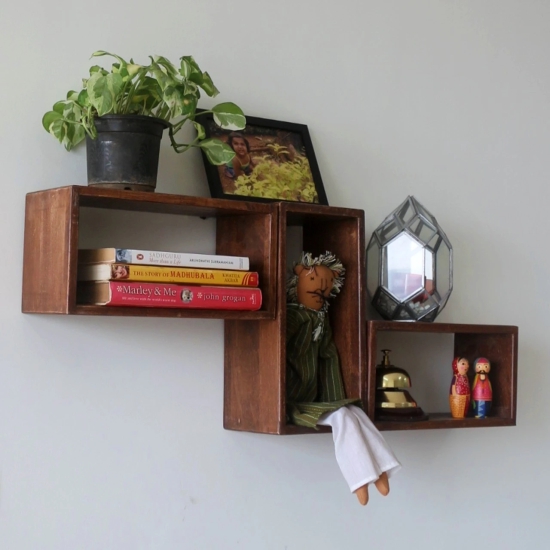 Rectangular Wall Shelf (Set of 3)