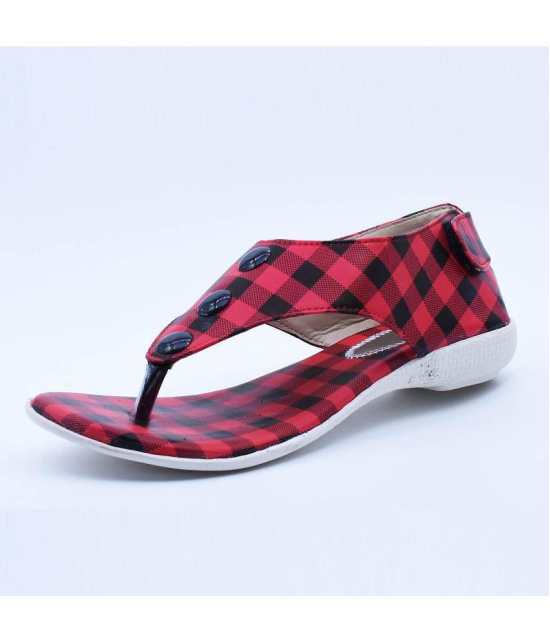 Dream Makers - Red Women''s Sandal Heels - None