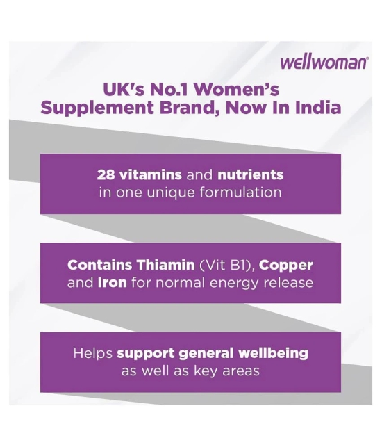 Wellwoman 70+ health supplements 30 no.s Multivitamins Tablets