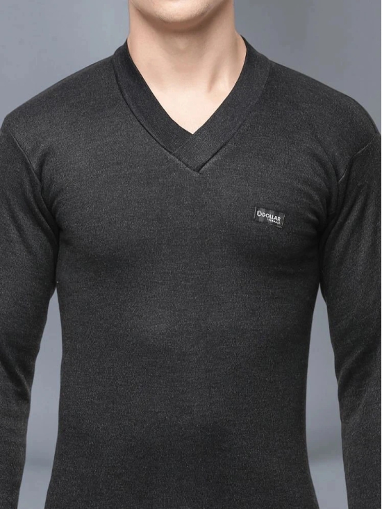 Dollar Pack of 1 Cotton Blend Mens Thermal Sets ( Black ) - None