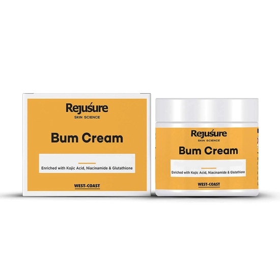 Rejusure Bum Cream with Glutathione Niacinamide  Kojic Acid- 50gm Pack of 2-Rejusure Bum Cream with Glutathione, Niacinamide & Kojic Acid- 50gm (Pack of 2)