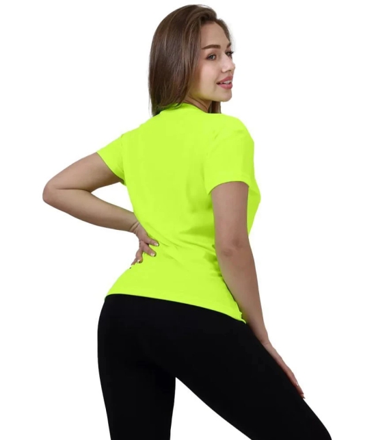 Leotude Green Polyester Regular Fit Womens T-Shirt ( Pack of 1 ) - None