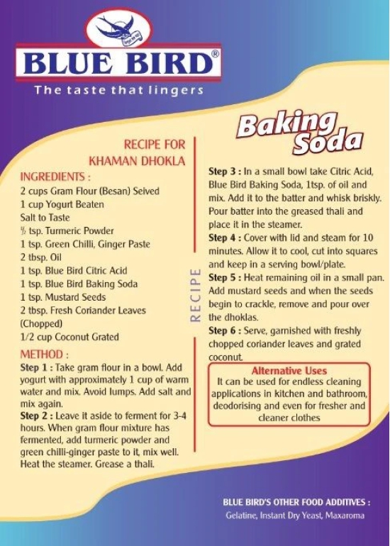 Blue Bird Baking Soda, 100 gm