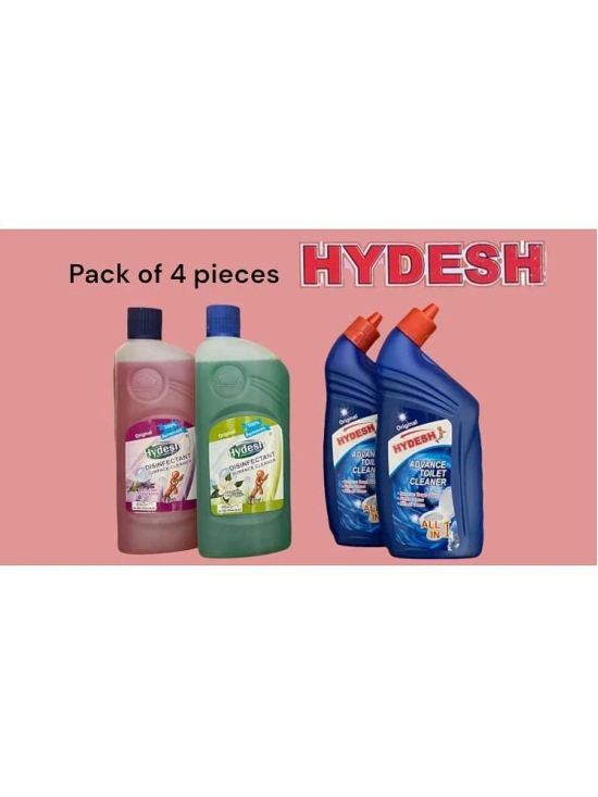 Hydesh 2 Floor Cleaner & 2 Toilet Cleaner Combo Set