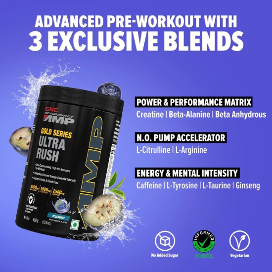 GNC AMP Gold Series Ultra Rush Watermelon