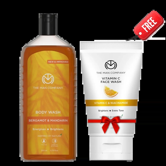 Body Wash | Bergamot & Mandarin Body Wash and Free Face Wash