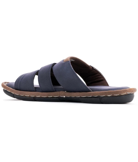 KHADIM - Blue Mens Slide Flip Flop - None