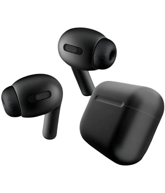 VEhop Airbuds Bluetooth True Wireless (TWS) In Ear 25 Hours Playback Powerfull bass,Fast charging IPX4(Splash & Sweat Proof) Black