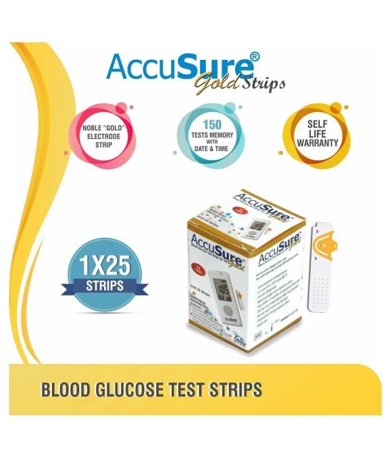 Accusuregoldglucometer 25 Strip self life