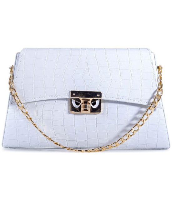 Brandroot - White PU Sling Bag - White