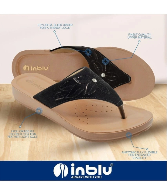 Inblu Black Womens Flats - None