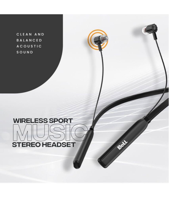 Bell  BLBH S055  Bluetooth Bluetooth Earphone In Ear Powerfull Bass Black