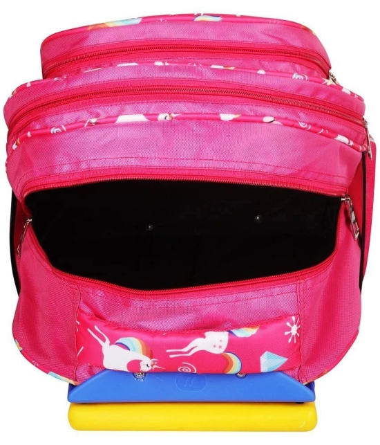 Da Tasche 25 Ltrs Pink Trolley Bag for Girls