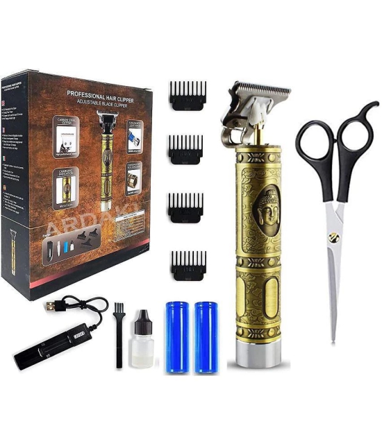 RTB Scissors, Cell T99 Gold Cordless Beard Trimmer With 45 minutes Runtime