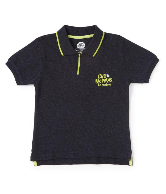 Cub McPaws Pack of 2 Round Neck Polo Tshirt for Boys, This Boys Polo Tshirt combo is best for Casaul wear.This Boys Tshirt can also be Value buy for Travelling and Gifting. It has Cotton Yar