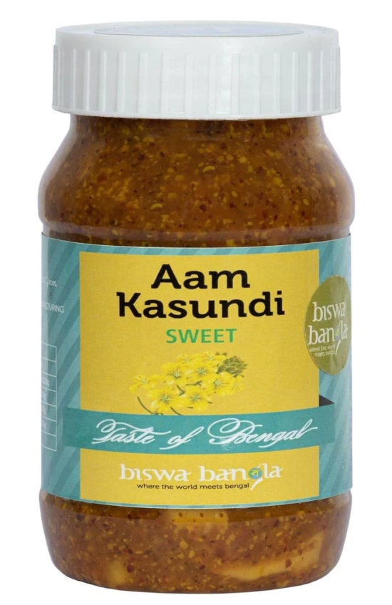 400g Aam Kasundi (Mango-Mustard Sauce / Pickle) - Sweet & Sour -  set of two packs