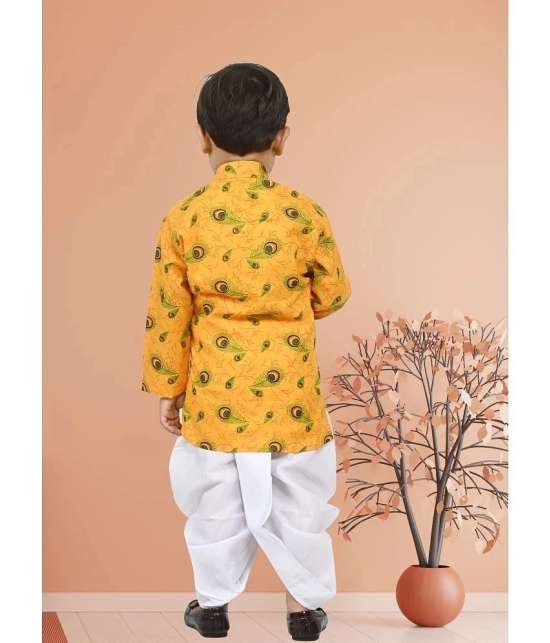 Arshia Fashions Yellow Cotton Blend Boys ( Pack of 1 ) - None