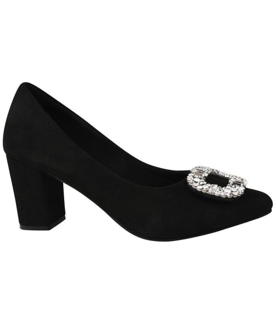 Shoetopia - Black Women''s Pumps Heels - None