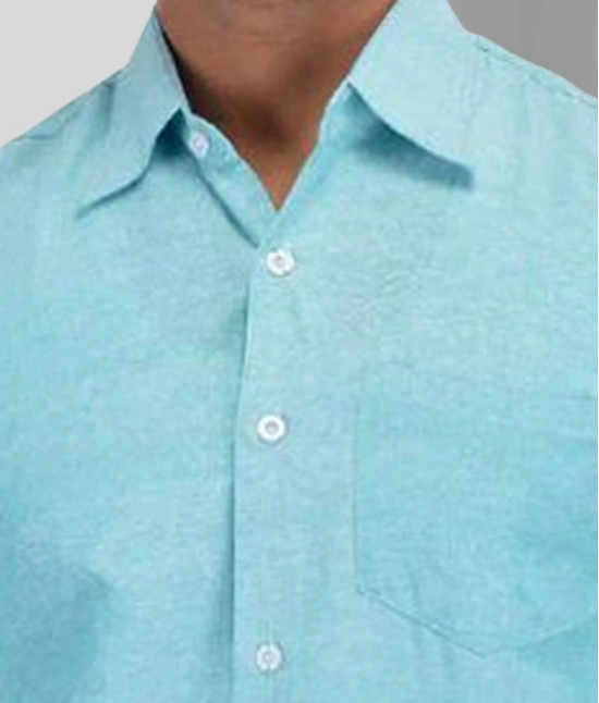 DESHBANDHU DBK - Blue Cotton Regular Fit Mens Formal Shirt (Pack of 1) - None