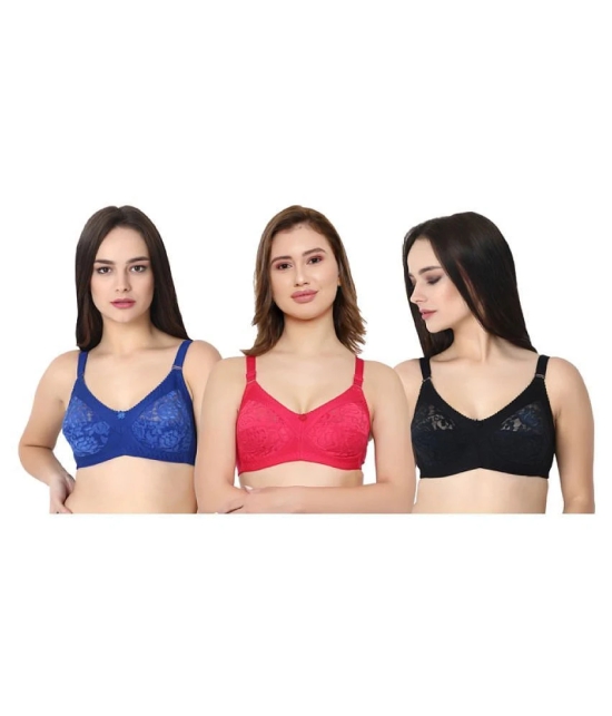 KYODO Poly Cotton Everyday Bra - Multi Color - 36B