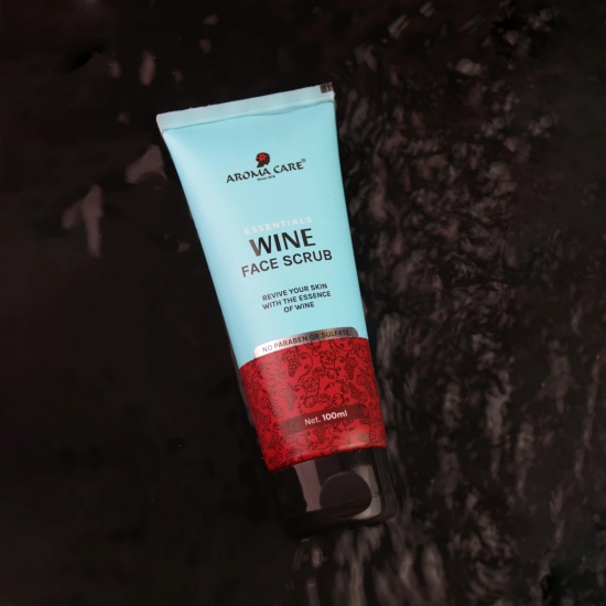 Aroma Care Essentials Wine Face Scrub, 100 ml