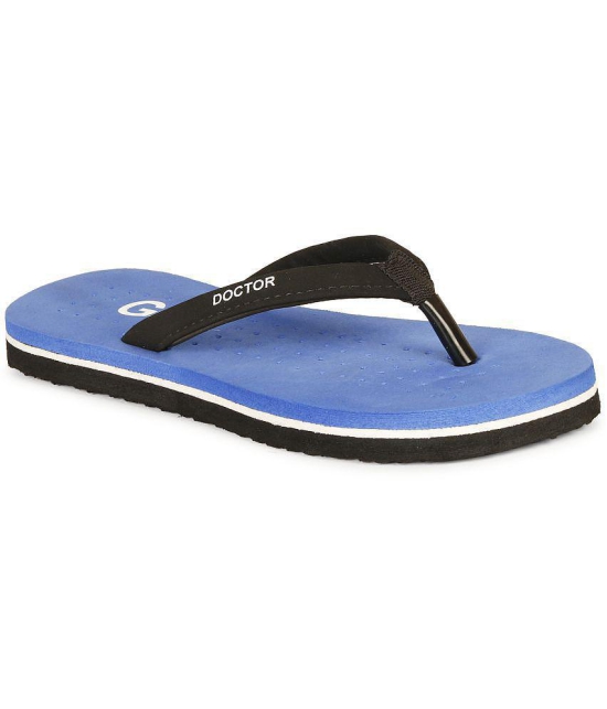 GBest - Blue Women''s Thong Flip Flop - None