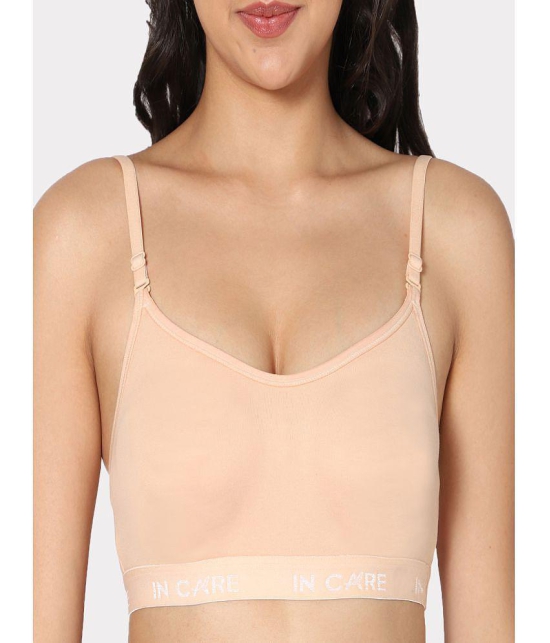 IN CARE LINGERIE - Beige Cotton Non Padded Women's T-Shirt Bra ( Pack of 1 ) - None