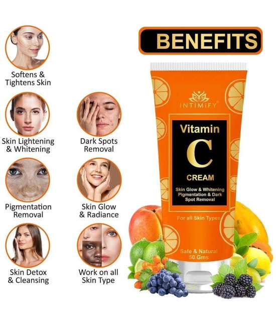 Intimify Vitamin C Cream, Skin Brightening Cream, Day Cream, Night Cream, 50 Gms