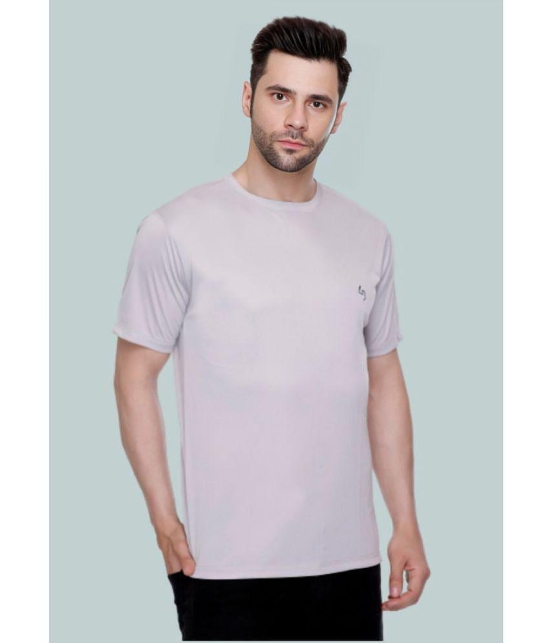 LEEBONEE - Grey Polyester Regular Fit Men's T-Shirt ( Pack of 1 ) - None