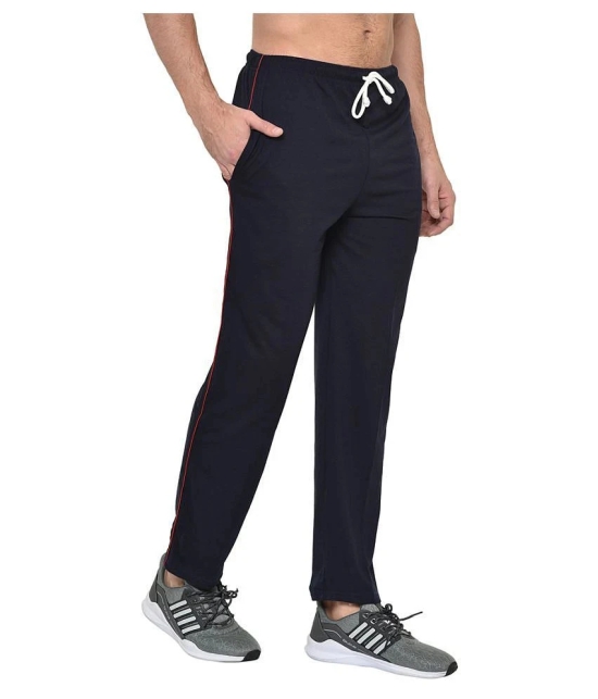 Vimal Jonney Blue Cotton Blend Trackpants - L