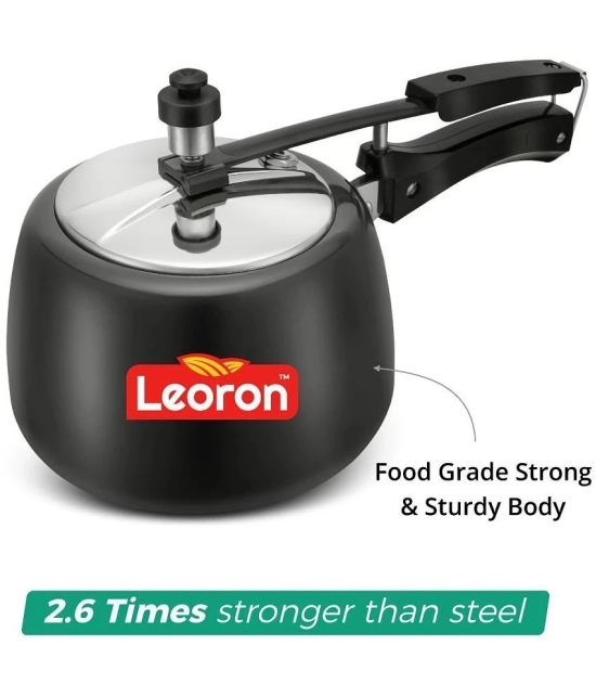 LEORON HANDI 3 L Hard Anodized InnerLid Pressure Cooker With Induction Base