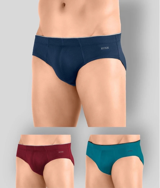 XYXX - Multicolor Modal Mens Briefs ( Pack of 1 ) - M