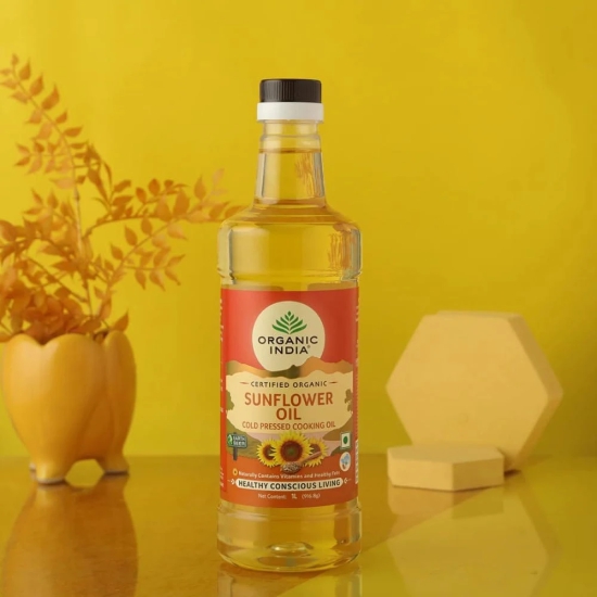 ORGANIC INDIA Organic Sunflower Oil 1000 ml