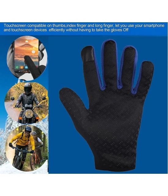 ZAYSOO Full Fingers Nylon Riding Gloves ( Pair of 1 ) - M