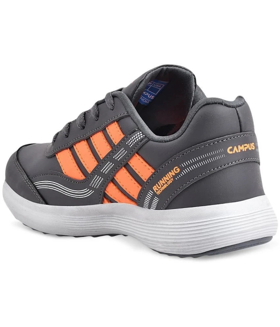 Campus - Dark Grey Boys Sports Shoes ( 1 Pair ) - None